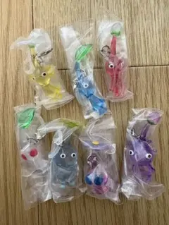 ピクミン ガチャガチャ 7種セット　めじるしアクセサリー