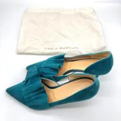 ★ FABIO RUSCONI ファビオルスコーニ スエード パンプス 23 ★