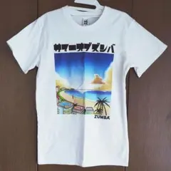 ZUMBA　ズンバウェア　トップス　カットソー　Tシャツ　半袖　ホワイトのサムネイル