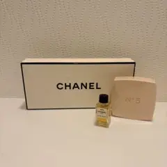 CHANEL シャネル No.5 石鹸 ミニ香水 5ml セット 箱付き