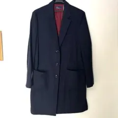 FRED PERRY ネイビー チェスターコート M