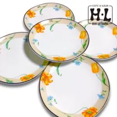 SANYO TOKI 三洋陶器 花柄 飾り皿 ケーキ皿 取り皿 5枚セット