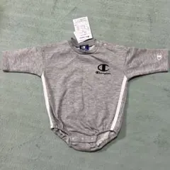 Champion グレー ロンパース 70