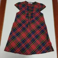 極美品⭐︎familiar 半袖ワンピース 赤 チェック　130cm 極美品⭐︎familiar 半袖ワンピース 赤 チェック 130cm 2025年最新