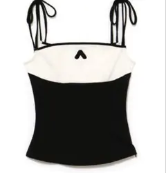 andmary Luca stitch tops black - メルカリ