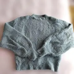 新品未使用　レディースニット　グレー ニットセーター Lサイズ
