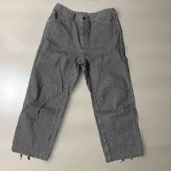 最終処分！SASSAFRAS ヒッコリー ワークパンツ Mのサムネイル