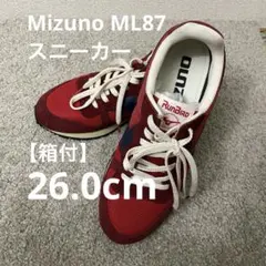 Mizuno ML87 スニーカー 26.0cm レッド