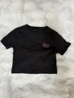 9090 girl Logo OffShoulder Glitter Tシャツ - メルカリ