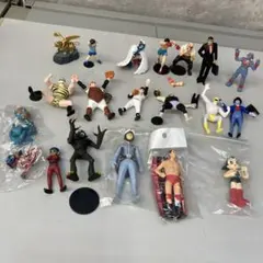 昭和レトロ アニメ 漫画 キャラクター フィギュア 20点セット まとめ売り