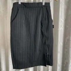 レディース　タイトスカート　ストライプ