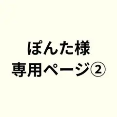 ぽんた様専用　発送用ページ②