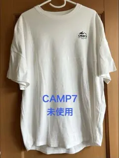 CAMP7 Tシャツ エンボスロゴ 白 未使用 ライトオンのサムネイル