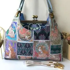 ジョリーフルール♥あおりがま口バッグ♥ハンドメイド - メルカリ