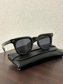 3点リベット　JMM VENDOME 型 サングラス グレーレンズ × ブラック