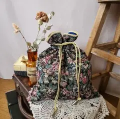 【連休特別価格】それどこの？と聞かれるゴブランバッグ　2wayバッグ　巾着バッグ