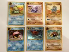 ポケモンカード　旧裏　カブトプス渦巻きホロ有　化石　進化ライン