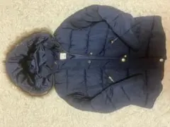 Zara Kids フード付きダウンコート 152cm ネイビー