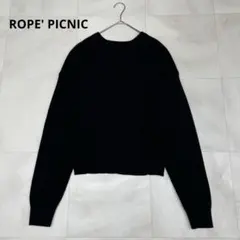 ◆ ROPE' PICNIC ロペピクニック スウェットライクニットプルオーバー