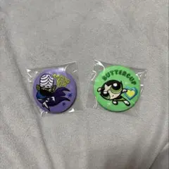 パワーパフガールズ シークレット刺繍缶バッジ 2個