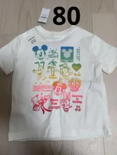 ベビーギャップ　Tシャツ　半袖　ディズニーコラボ　男女兼用　ミッキー　ミニー