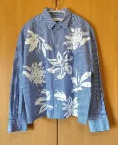 【豪ミル様専用】H.A.K　おしゃれ長袖シャツ　ストライプ＆花柄