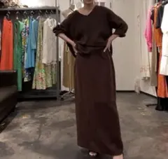 ootho 古着リネン巻きスカートのサムネイル