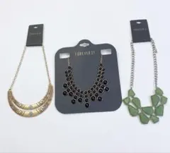 Forever 21 ネックレス 3点セット / まとめ売り