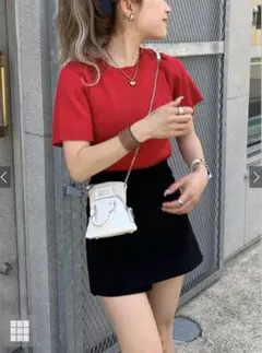 サマーショートニットトップス