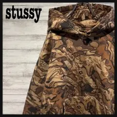 【即完売モデル】ステューシー☆ロゴ満載　人気デザイン　パーカー