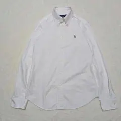 ラルフローレン 現行タグ オックスフォードシャツ ホワイト S