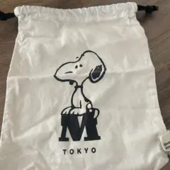 スヌーピー 巾着袋 M TOKYO