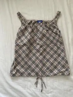 【バーバリーブルーレーベル】✳︎かわいいフリル ノバチェック柄タンクトップ✳︎38 BURBERRY BLUE LABEL（タンクトップ）のフリマアイテム一覧