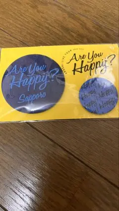 嵐　「Are You Happy? 」　札幌限定モデル 缶バッジ 2個セット