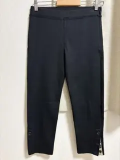 27763✨エルメス セリエボタン ジョッキーパンツ レギンス ブラック 27763✨エルメス セリエボタン ジョッキーパンツ レギンス ブラック