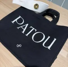 PATOU トートバッグ ブラック キャンバスのサムネイル