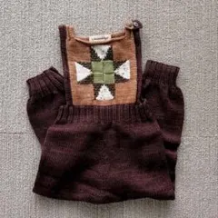 Misha & Puff ニット オーバーオール 3y