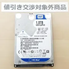 低頻度使用品 正常表示 WD / HDD1000GB 2.5インチ(B2986)