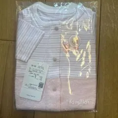 新品　familiar ロンパース 50~60 ピンク