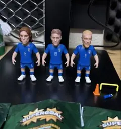 スーパーゴールアクションフィギュア 　サッカーフィギュア　イタリア代表セットのサムネイル