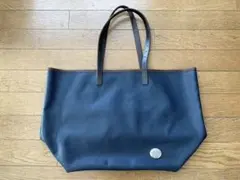 オロビアンコ Orobianco トートバック 本革 ダークネイビー (美品)のサムネイル