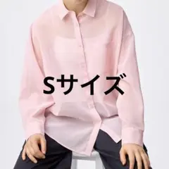 GU シアードルマンスリーブシャツ / S PINKのサムネイル