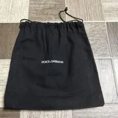 DOLCE&GABBANA 巾着袋 保存袋 ブラック　未使用保管品のサムネイル