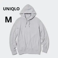 美品 UNIQLO メンズ M グレー スウェットプルパーカー　男女兼用