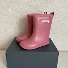 MONSHIP キッズ レインブーツ 16cm ピンク 長靴のサムネイル
