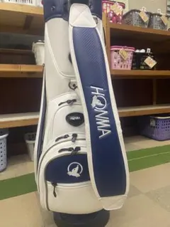 HONMA T//WORLD キャディバッグ (非売品)ホワイト×ネイビーのサムネイル
