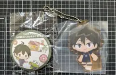 ハイキュー　一番くじ　サンリオキャラ　山口忠　缶バッジ　アクリルキーホルダー