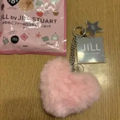 JILL byJILL STUARTふわもこファー＆ロゴチャームセット ハート