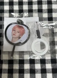 treasure ヨシ ミニうちわキーホルダー リング