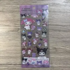 国内正規品保証！サンリオ　クリアキャンディシール　マイメロディー&クロミ　立体シ